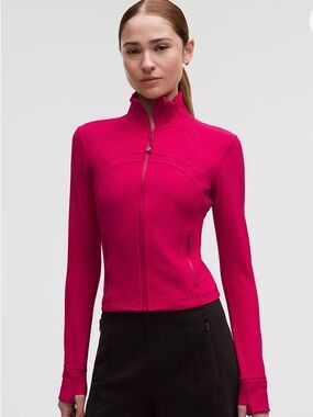 lululemon athletica Vibrant Pink Full-Zip Athletic Jacket